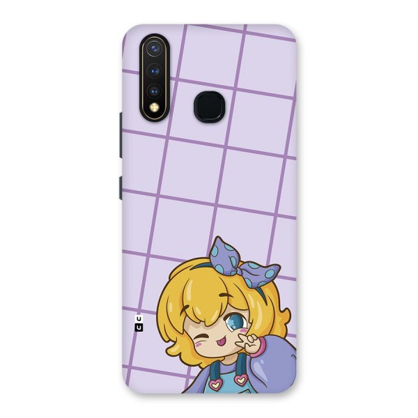 Cute Anime Illustration Back Case for Vivo Y19