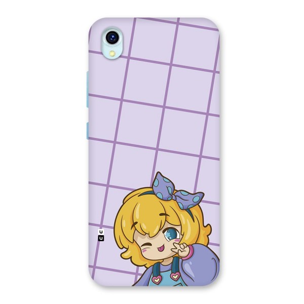 Cute Anime Illustration Back Case for Vivo Y1s