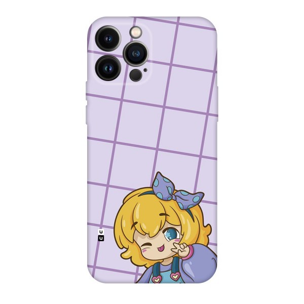 Cute Anime Illustration Back Case for iPhone 13 Pro Max