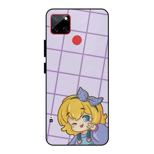 Cute Anime Illustration Metal Back Case for Realme C12