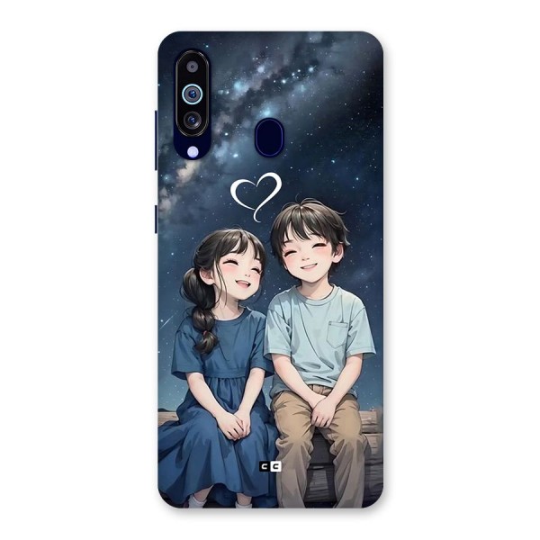 Cute Anime Teens Back Case for Galaxy A60