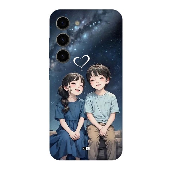 Cute Anime Teens Back Case for Galaxy S23