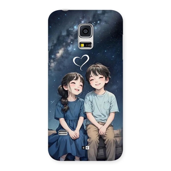 Cute Anime Teens Back Case for Galaxy S5 Mini