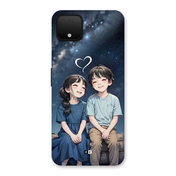Cute Anime Teens Back Case for Google Pixel 4 XL