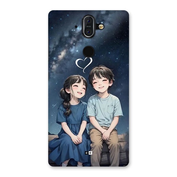 Cute Anime Teens Back Case for Nokia 8 Sirocco