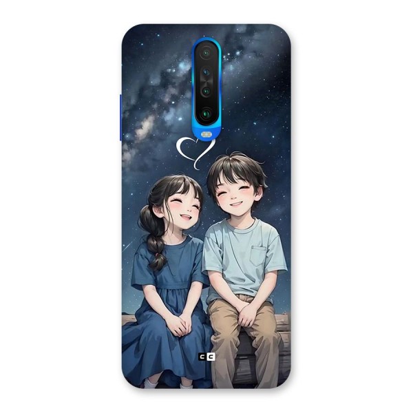 Cute Anime Teens Back Case for Poco X2