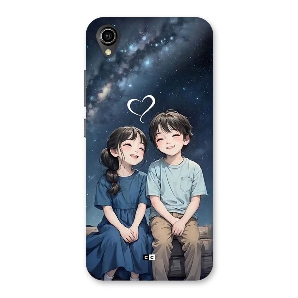 Cute Anime Teens Back Case for Vivo Y91i