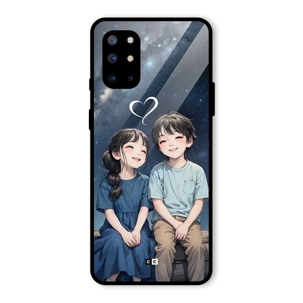 Cute Anime Teens Glass Back Case for OnePlus 8T