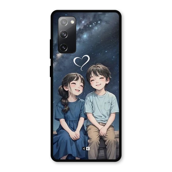 Cute Anime Teens Metal Back Case for Galaxy S20 FE