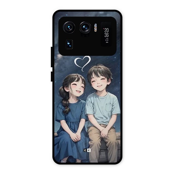 Cute Anime Teens Metal Back Case for Mi 11 Ultra