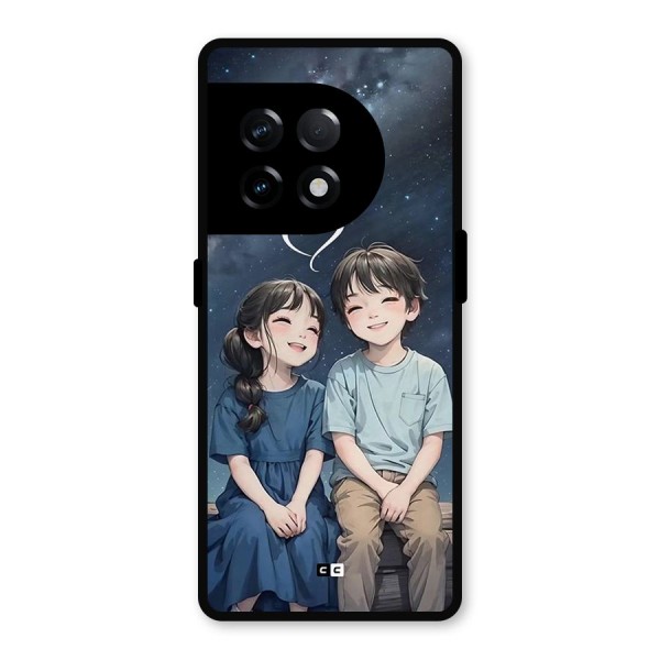 Cute Anime Teens Metal Back Case for OnePlus 11R