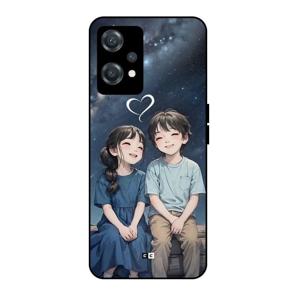 Cute Anime Teens Metal Back Case for OnePlus Nord CE 2 Lite 5G
