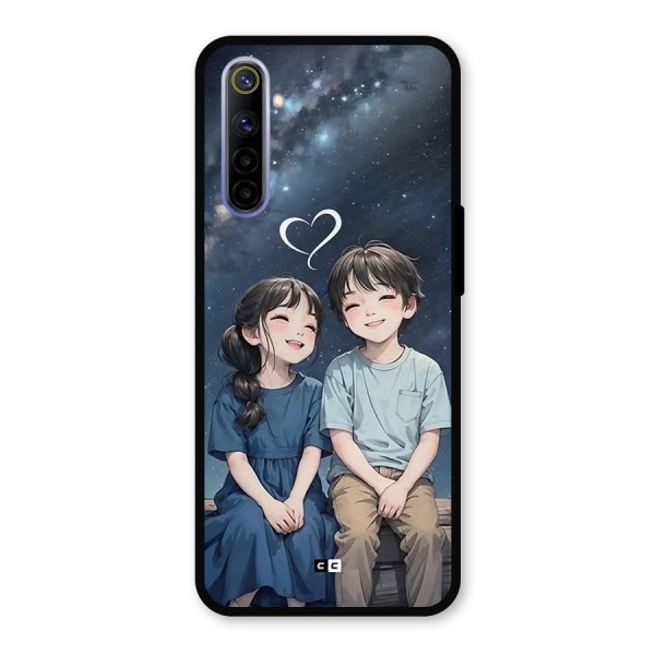 Cute Anime Teens Metal Back Case for Realme 6