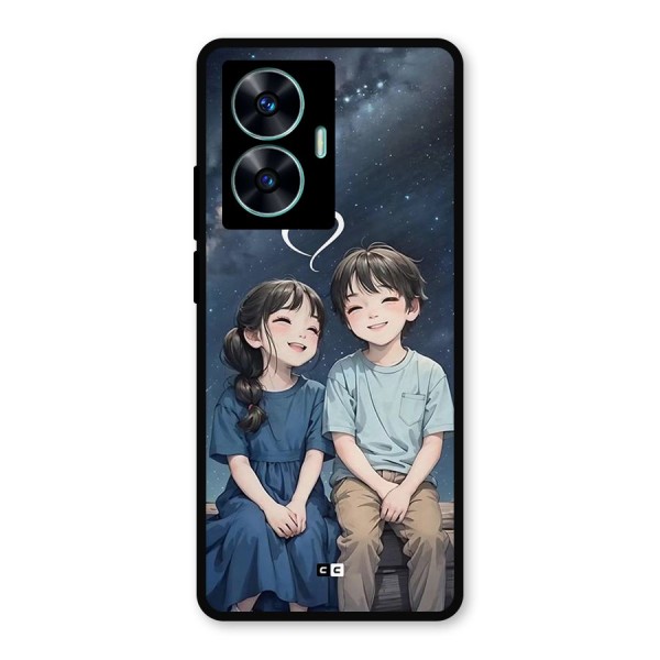 Cute Anime Teens Metal Back Case for Realme C55