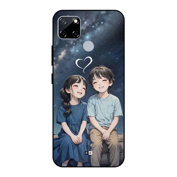 Cute Anime Teens Metal Back Case for Realme Narzo 20