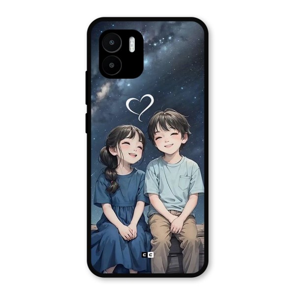 Cute Anime Teens Metal Back Case for Redmi A2