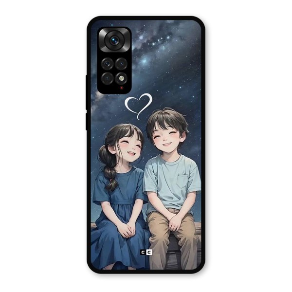 Cute Anime Teens Metal Back Case for Redmi Note 11