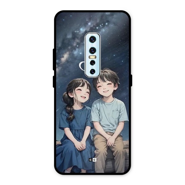 Cute Anime Teens Metal Back Case for Vivo V17 Pro