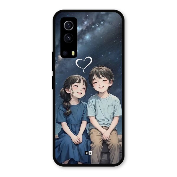 Cute Anime Teens Metal Back Case for iQOO Z3