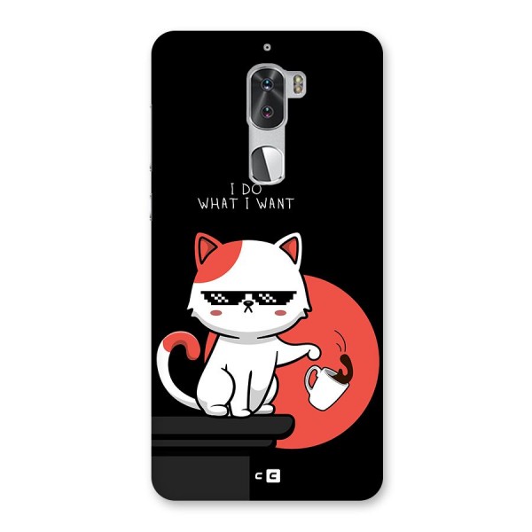 Cute Attitude Cat Back Case for Coolpad Cool 1