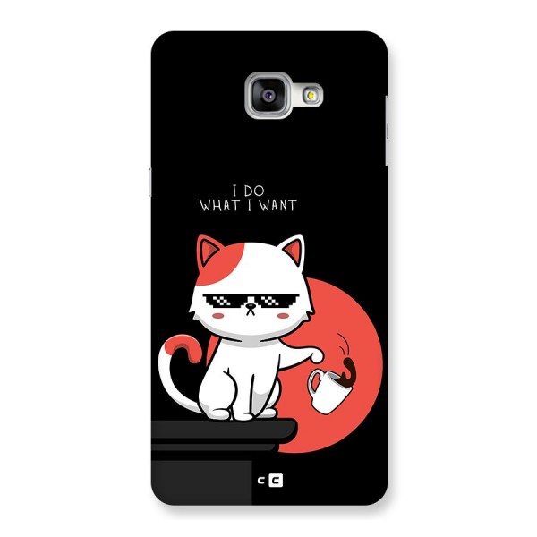 Cute Attitude Cat Back Case for Galaxy A9