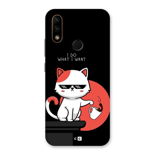 Cute Attitude Cat Back Case for Lenovo A6 Note