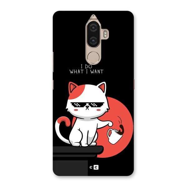 Cute Attitude Cat Back Case for Lenovo K8 Note