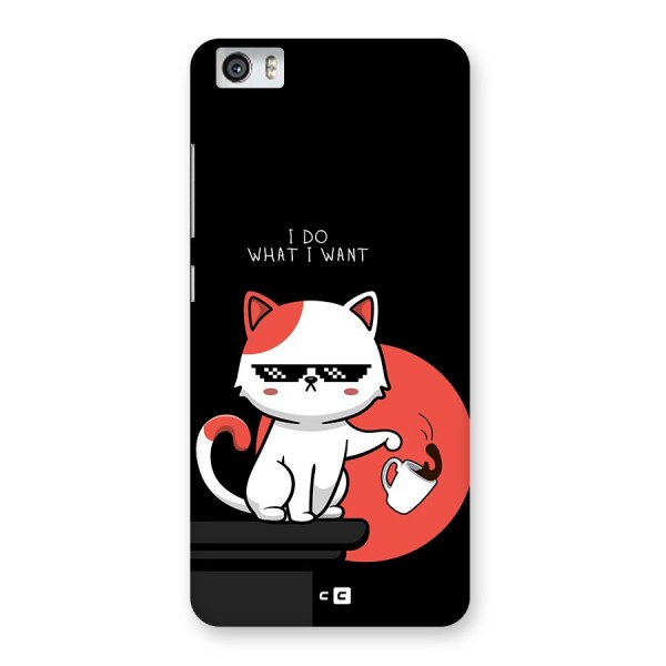 Cute Attitude Cat Back Case for Redmi Mi 5