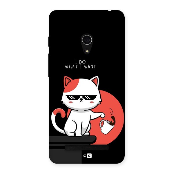 Cute Attitude Cat Back Case for Zenfone 5