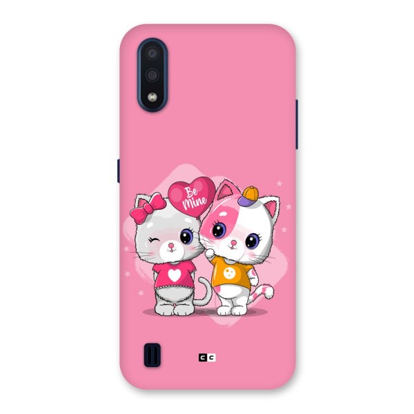 Cute Be Mine Back Case for Galaxy M01