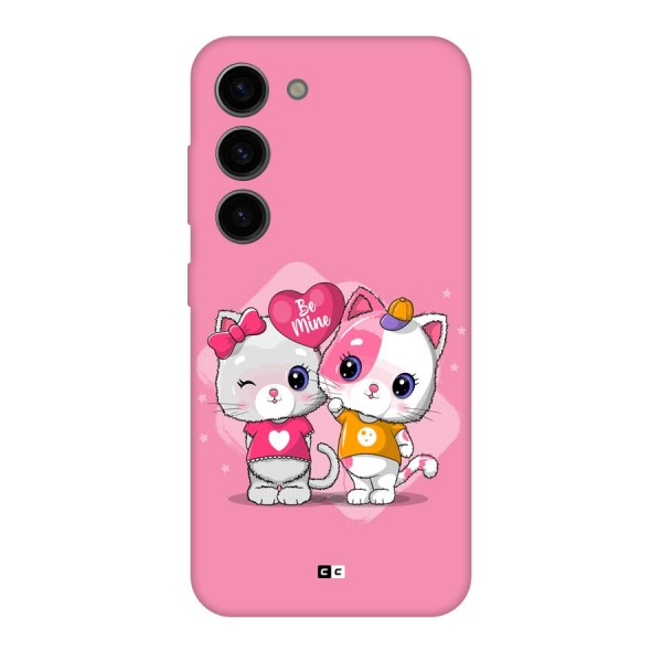 Cute Be Mine Back Case for Galaxy S23