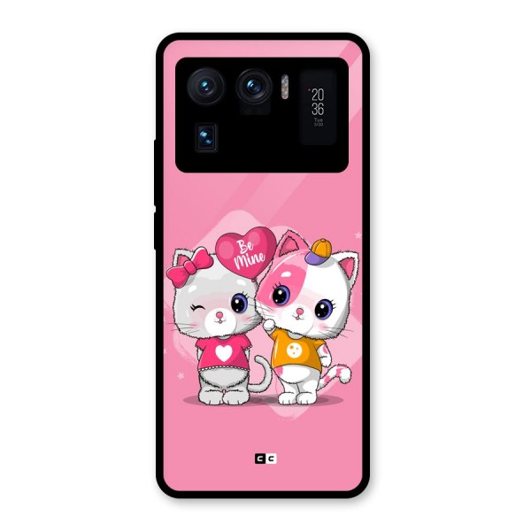 Cute Be Mine Glass Back Case for Mi 11 Ultra