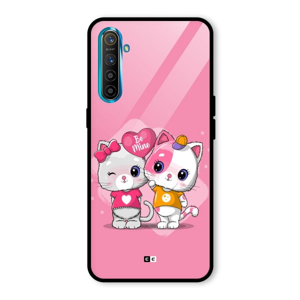 Cute Be Mine Glass Back Case for Realme XT