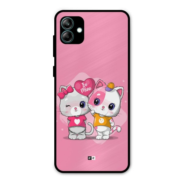 Cute Be Mine Metal Back Case for Galaxy A04