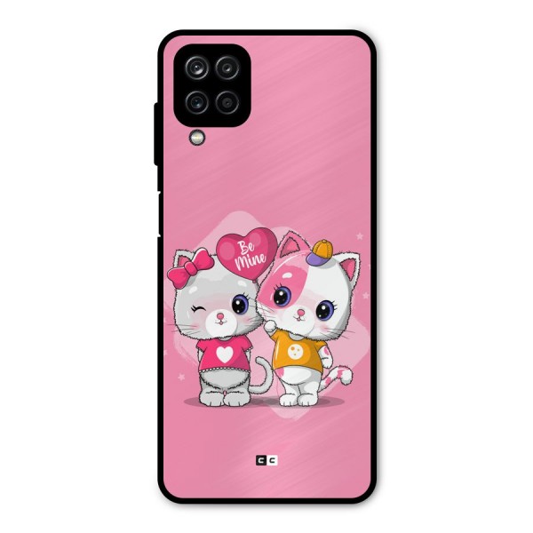 Cute Be Mine Metal Back Case for Galaxy A12