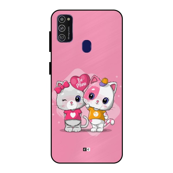 Cute Be Mine Metal Back Case for Galaxy M21