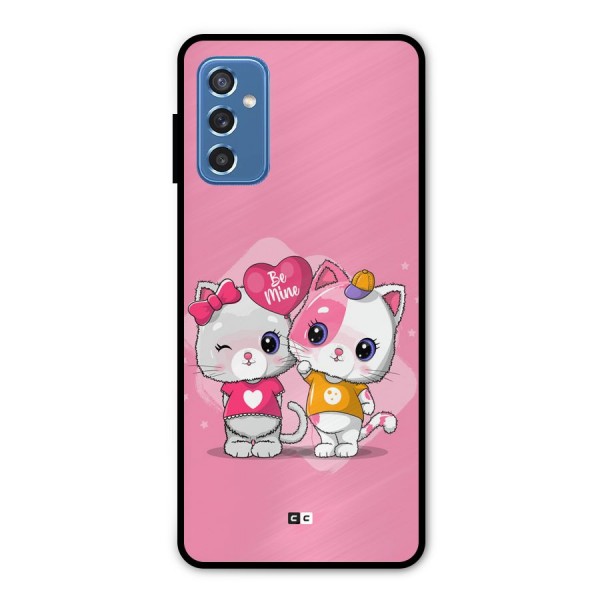 Cute Be Mine Metal Back Case for Galaxy M52 5G