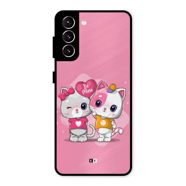 Cute Be Mine Metal Back Case for Galaxy S21 5G