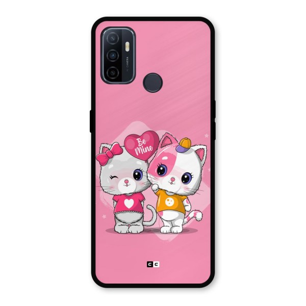 Cute Be Mine Metal Back Case for Oppo A53