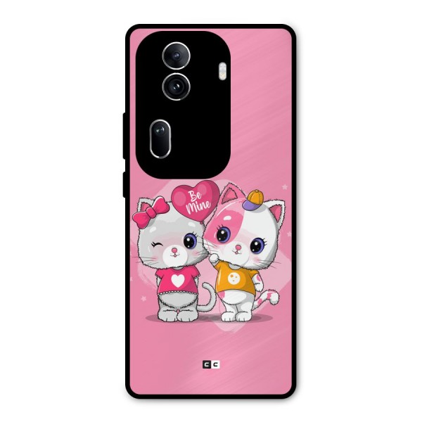 Cute Be Mine Metal Back Case for Oppo Reno11 Pro 5G