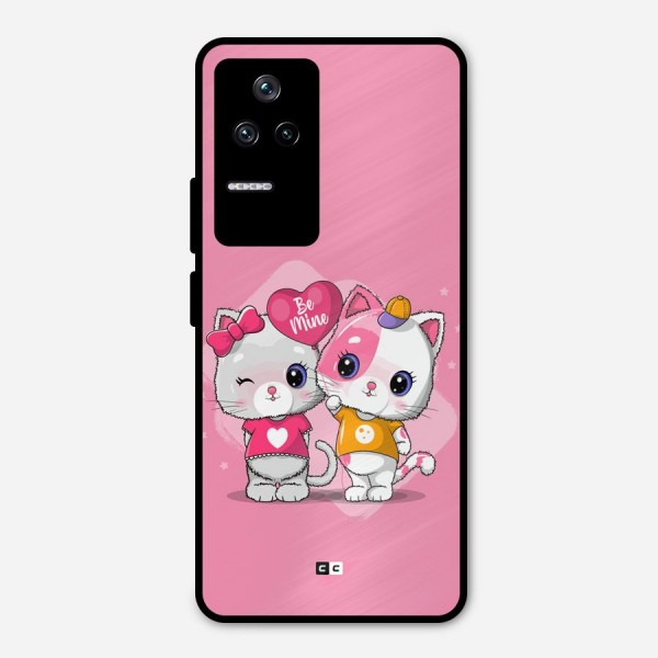 Cute Be Mine Metal Back Case for Poco F4 5G