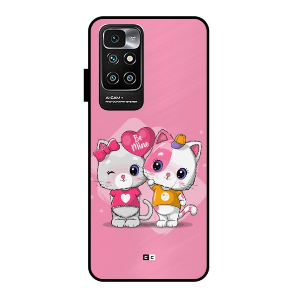 Cute Be Mine Metal Back Case for Redmi 10 Prime