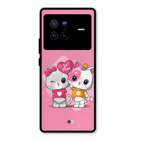 Cute Be Mine Metal Back Case for Vivo X80