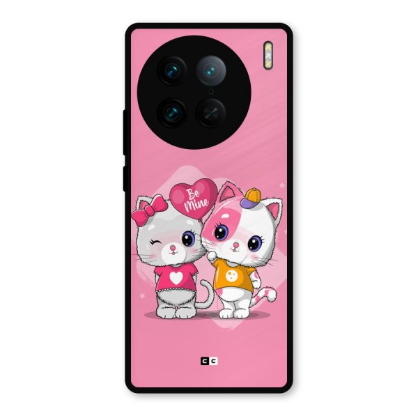 Cute Be Mine Metal Back Case for Vivo X90 Pro