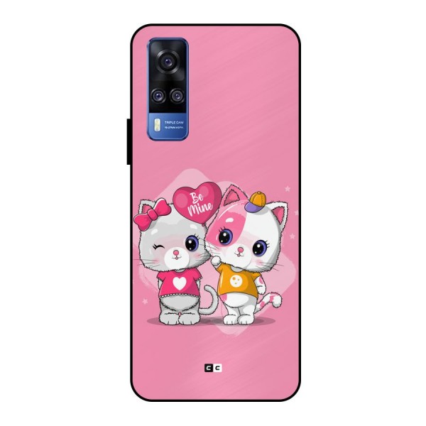 Cute Be Mine Metal Back Case for Vivo Y51