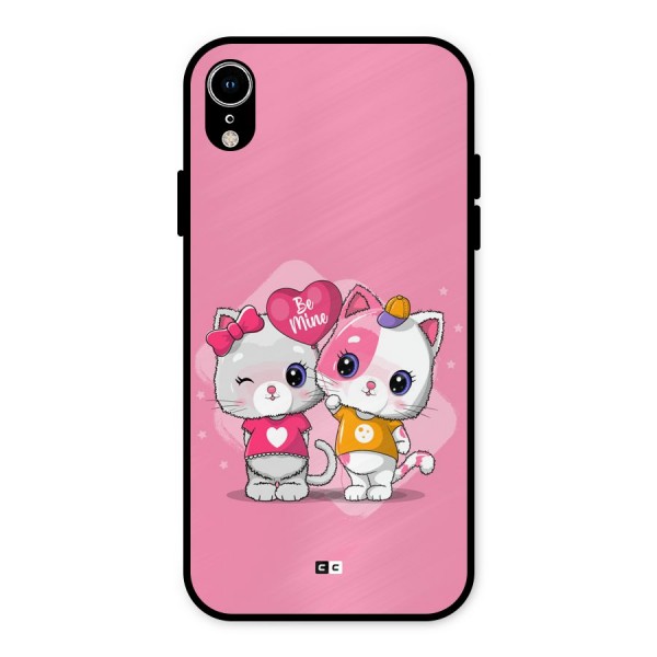 Cute Be Mine Metal Back Case for iPhone XR
