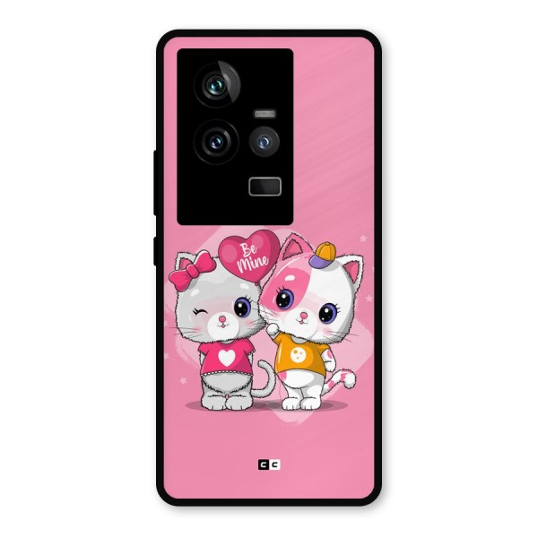 Cute Be Mine Metal Back Case for iQOO 11 5G