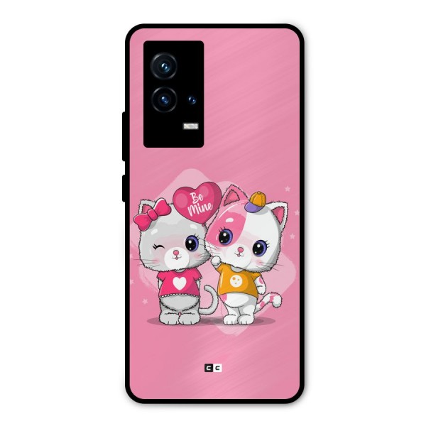 Cute Be Mine Metal Back Case for iQOO 9 5G