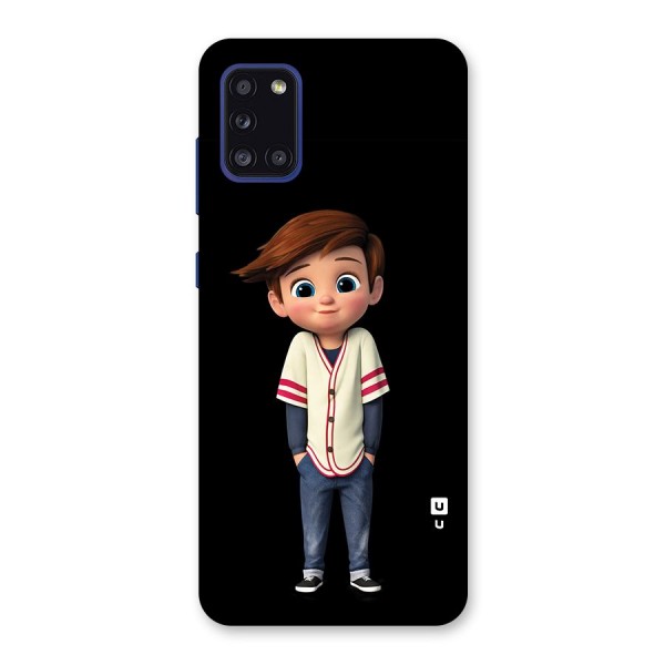 Cute Boy Tim Back Case for Galaxy A31