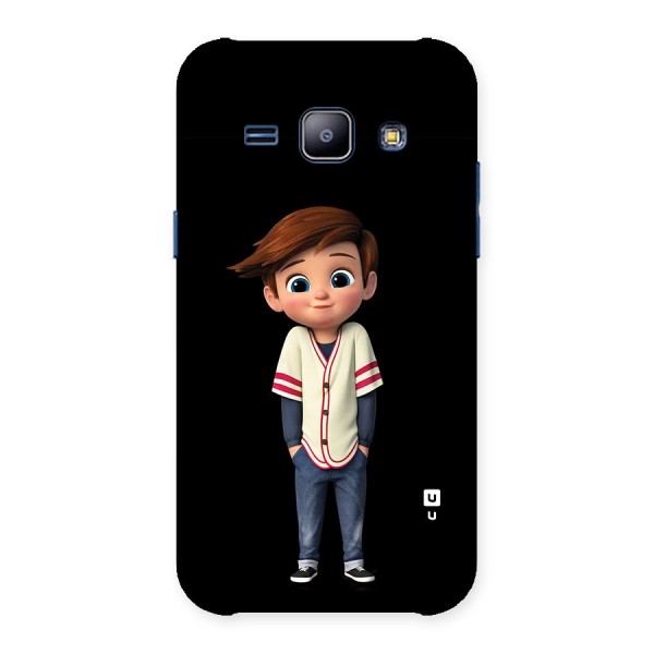 Cute Boy Tim Back Case for Galaxy J1